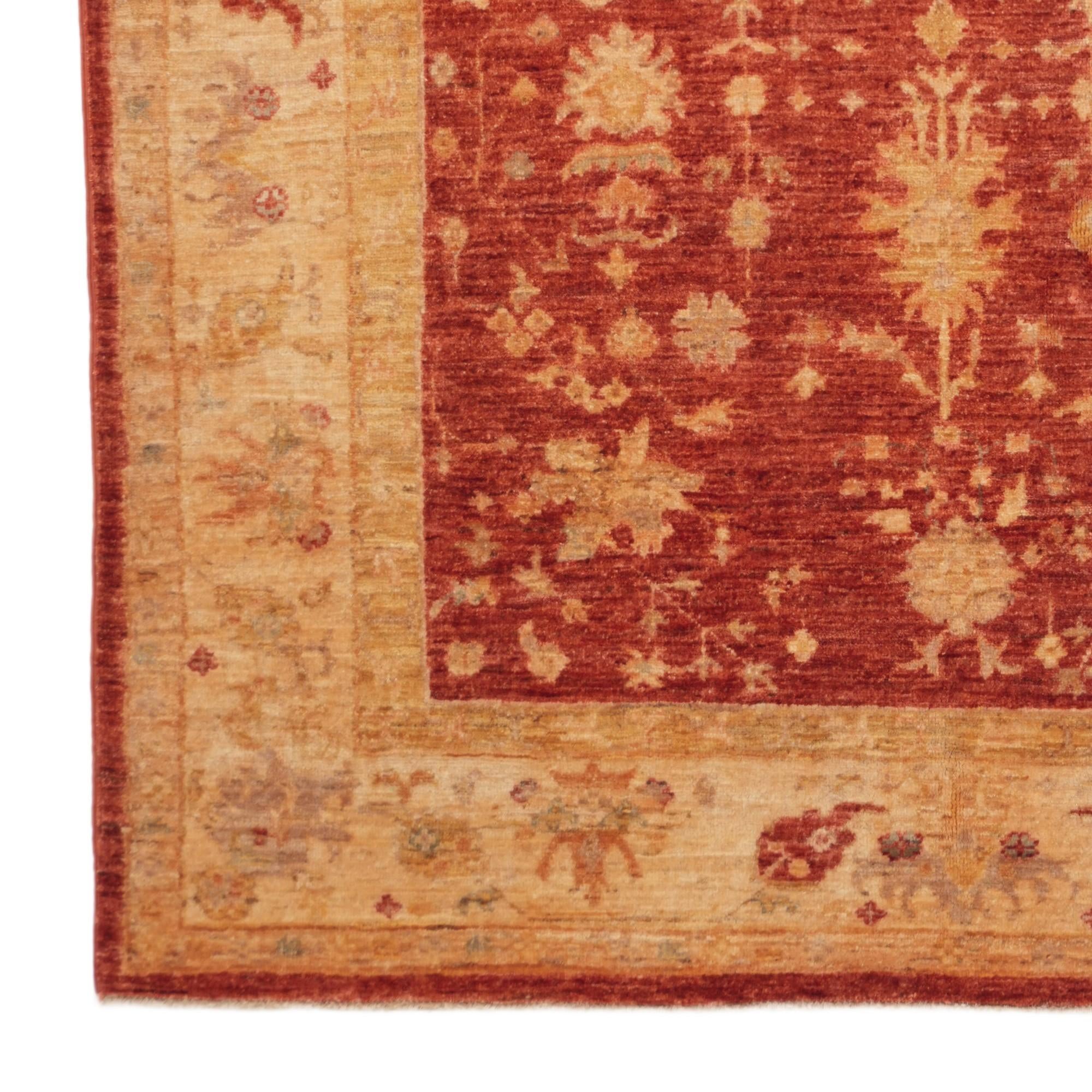 145cm x 200cm Hand Knotted Ziegler Rug