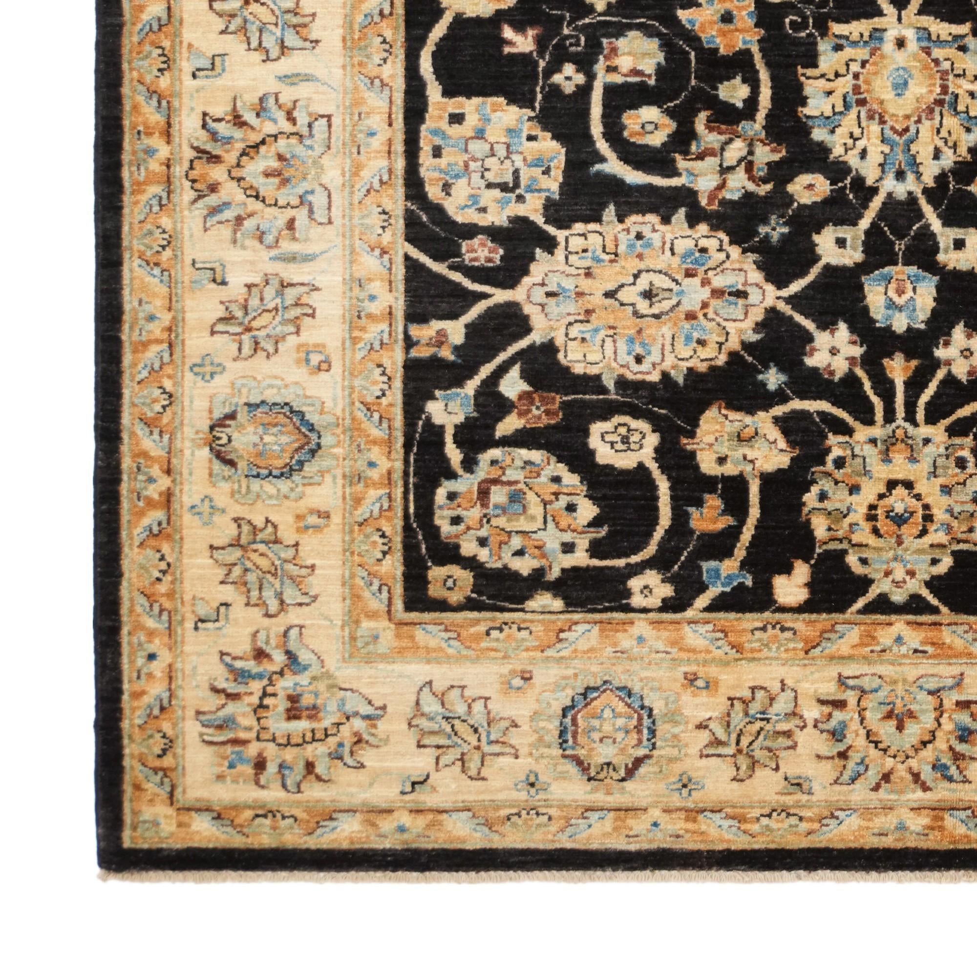 5' x 6' 6 Hand Knotted Ziegler Rug