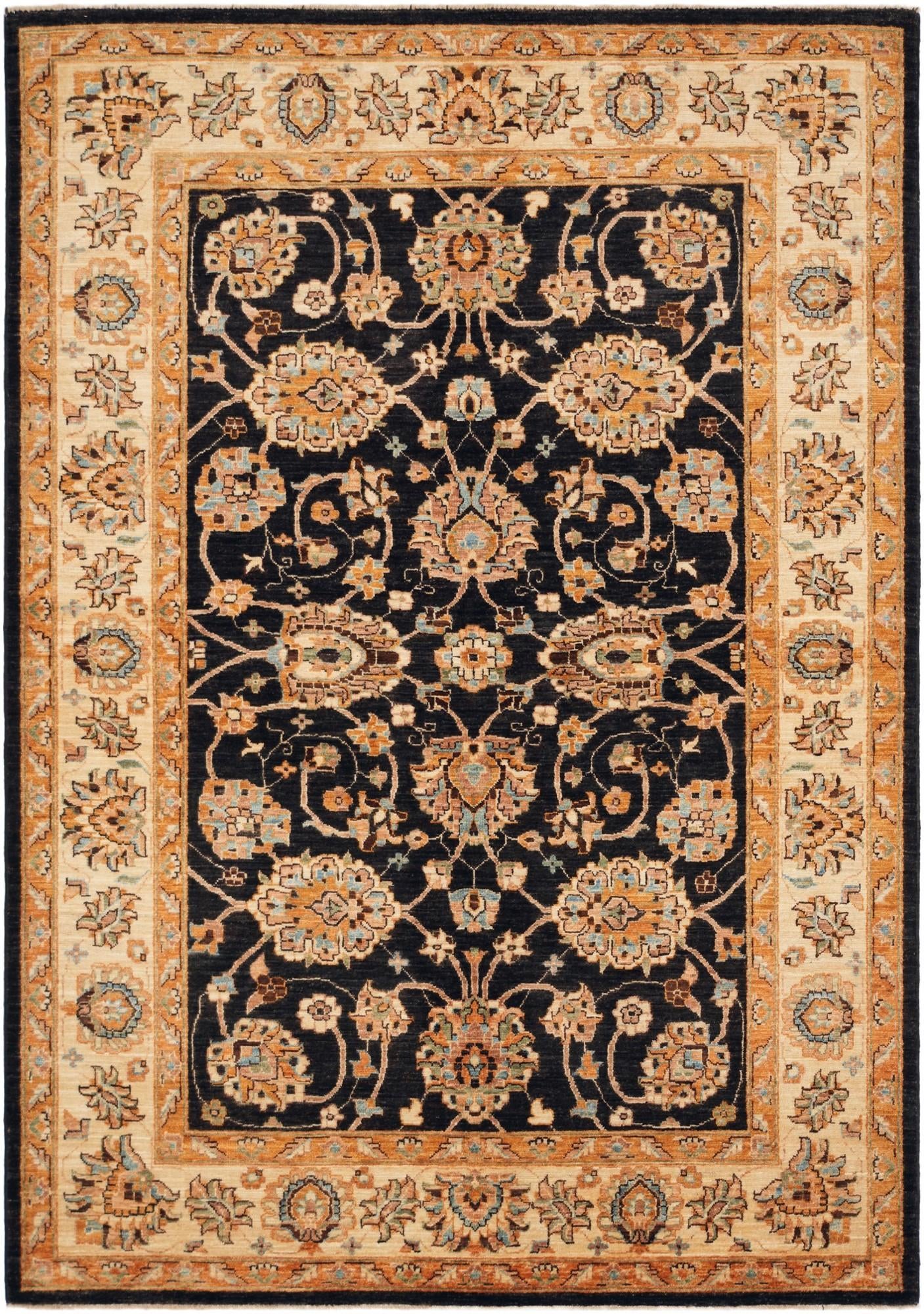5' 7 x 7' 11 Hand Knotted Ziegler Rug