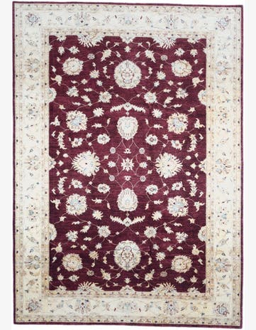 6' 10 x 9' 8 Hand Knotted Ziegler Rug