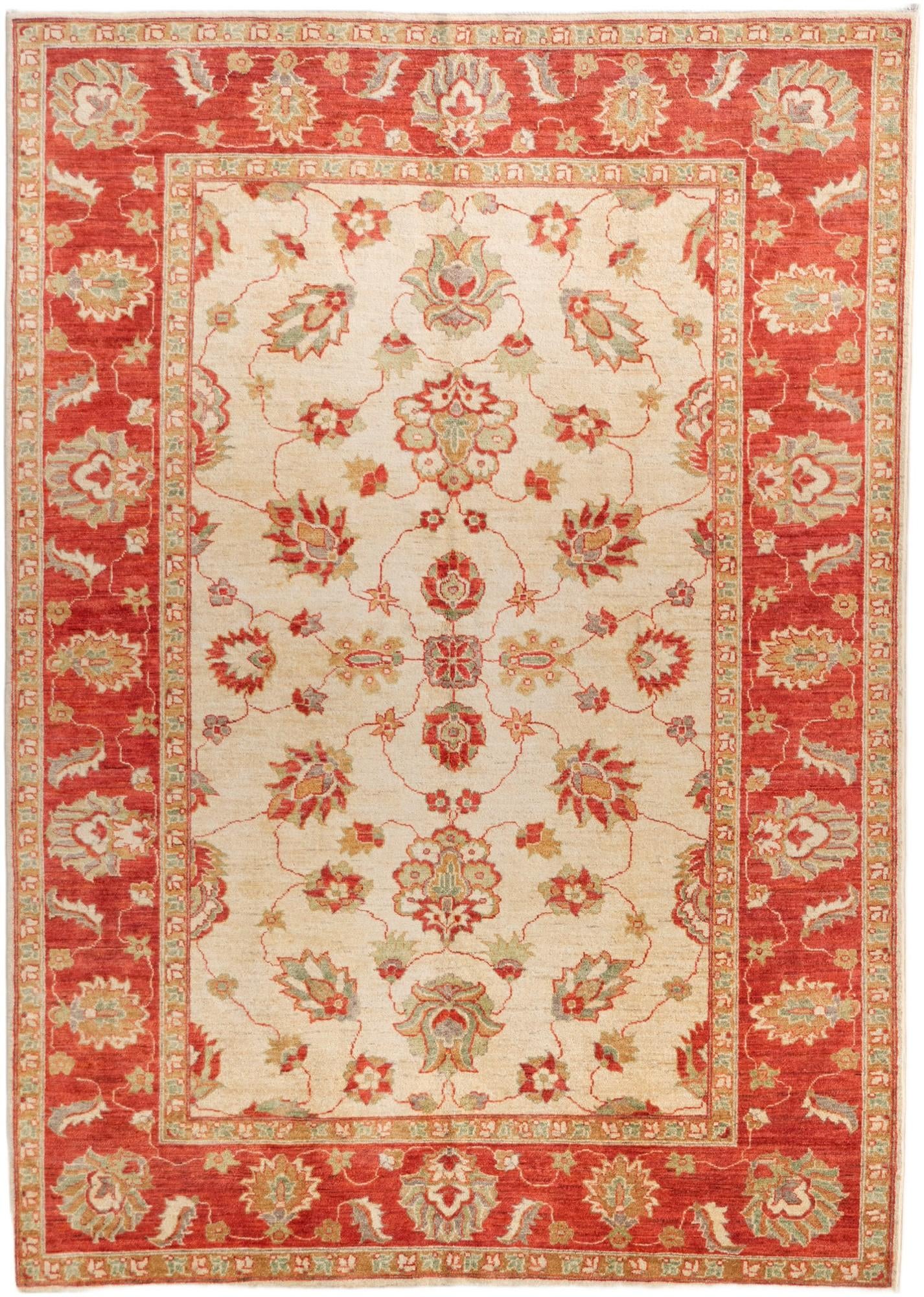 5' 6 x 7' 9 Hand Knotted Ziegler Rug