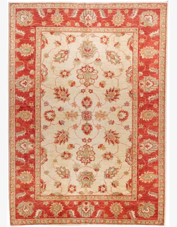5' 6 x 7' 9 Hand Knotted Ziegler Rug