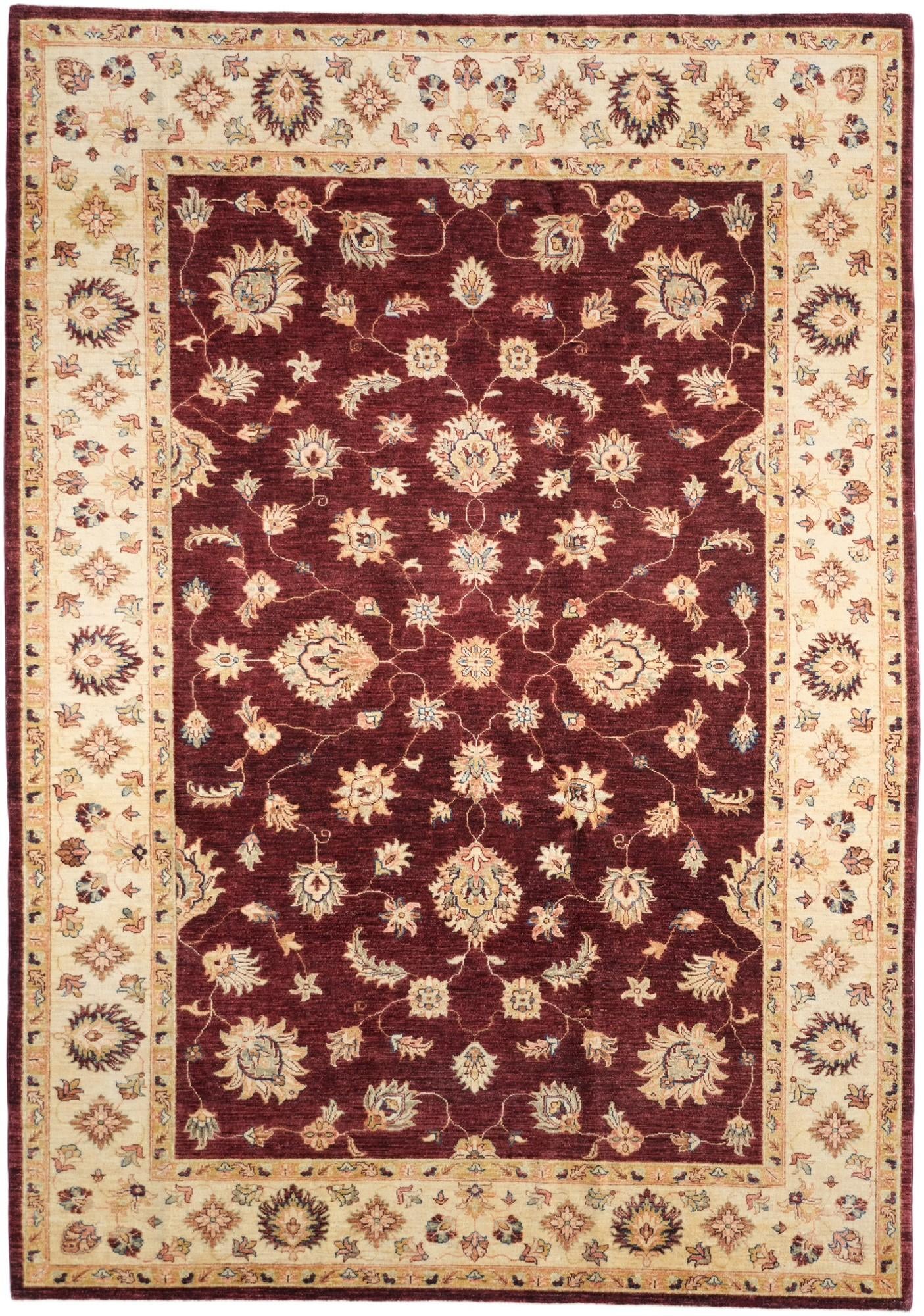 6' 9 x 9' 8 Hand Knotted Ziegler Rug