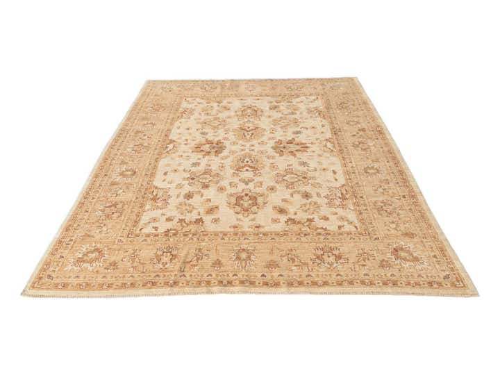 6' 8 x 9' 5 Hand Knotted Ziegler Rug