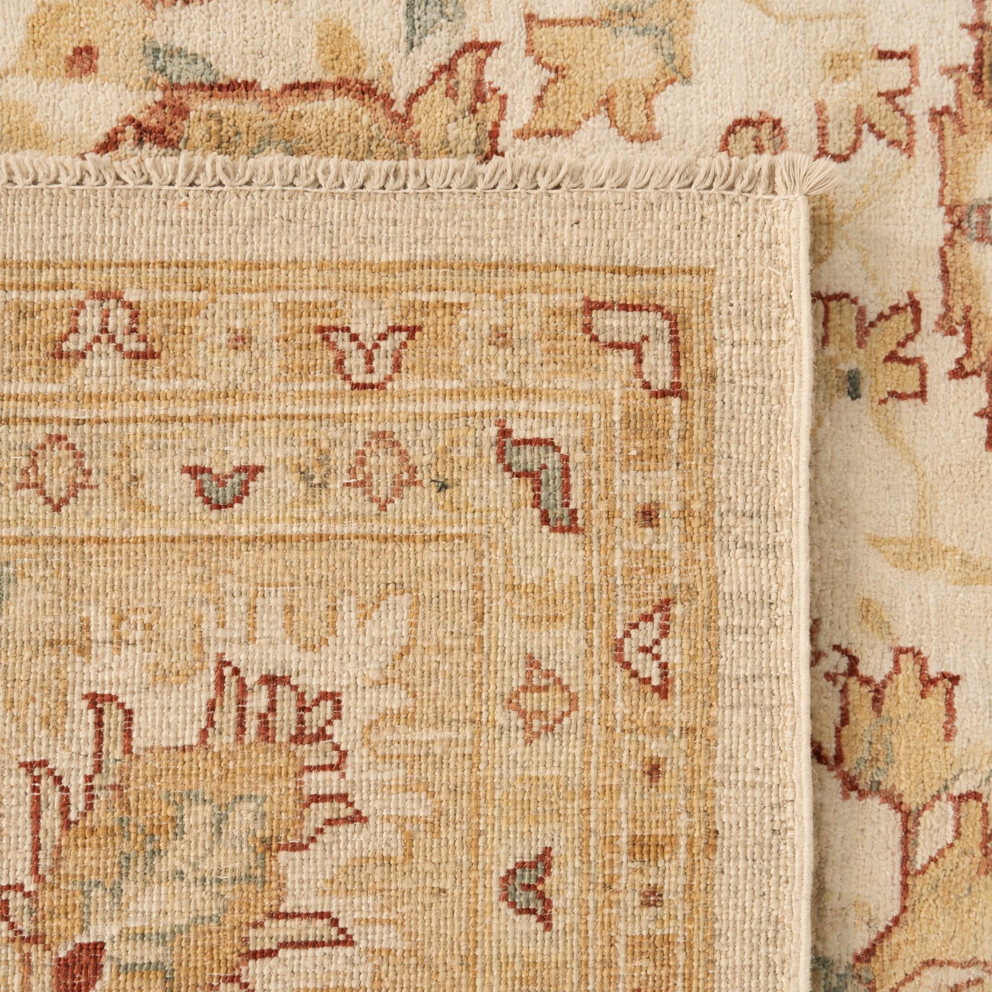 Detail image 12 of 12: 6' 8 x 9' 5 Hand Knotted Ziegler Rug