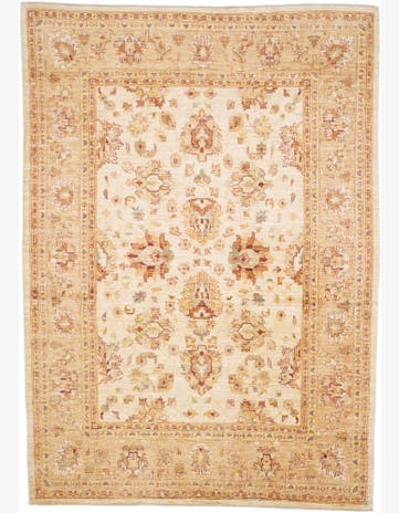6' 8 x 9' 5 Hand Knotted Ziegler Rug
