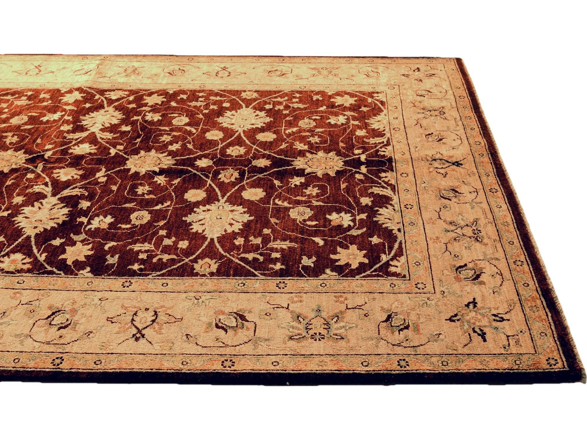 5' 9 x 8' 1 Hand Knotted Ziegler Rug