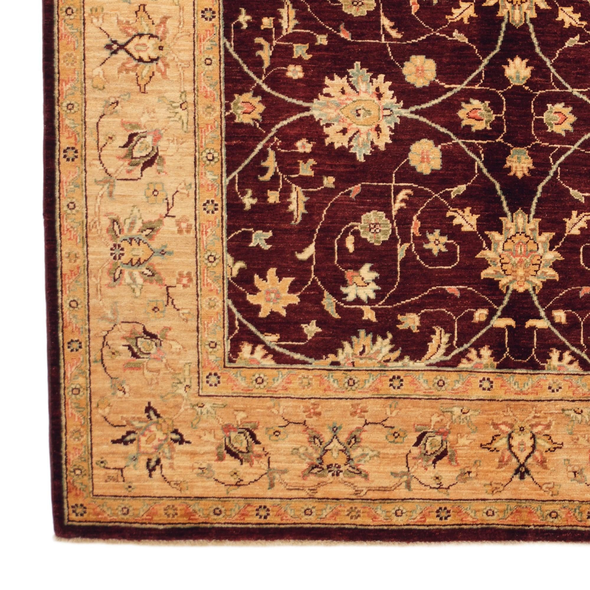 5' 9 x 8' 1 Hand Knotted Ziegler Rug
