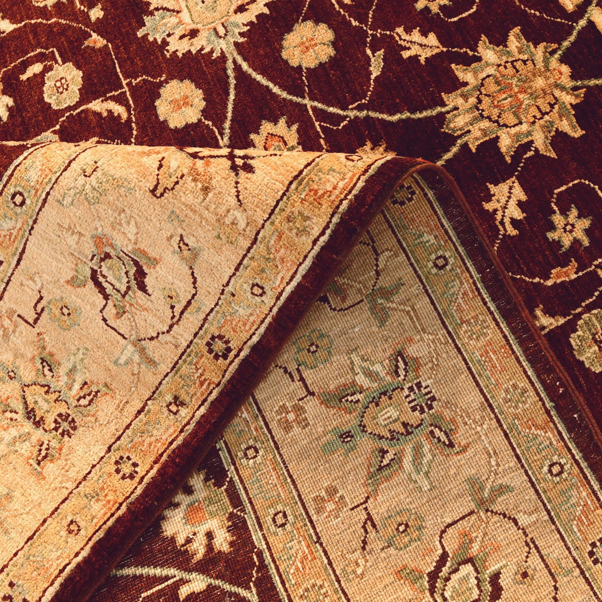 5' 9 x 8' 1 Hand Knotted Ziegler Rug