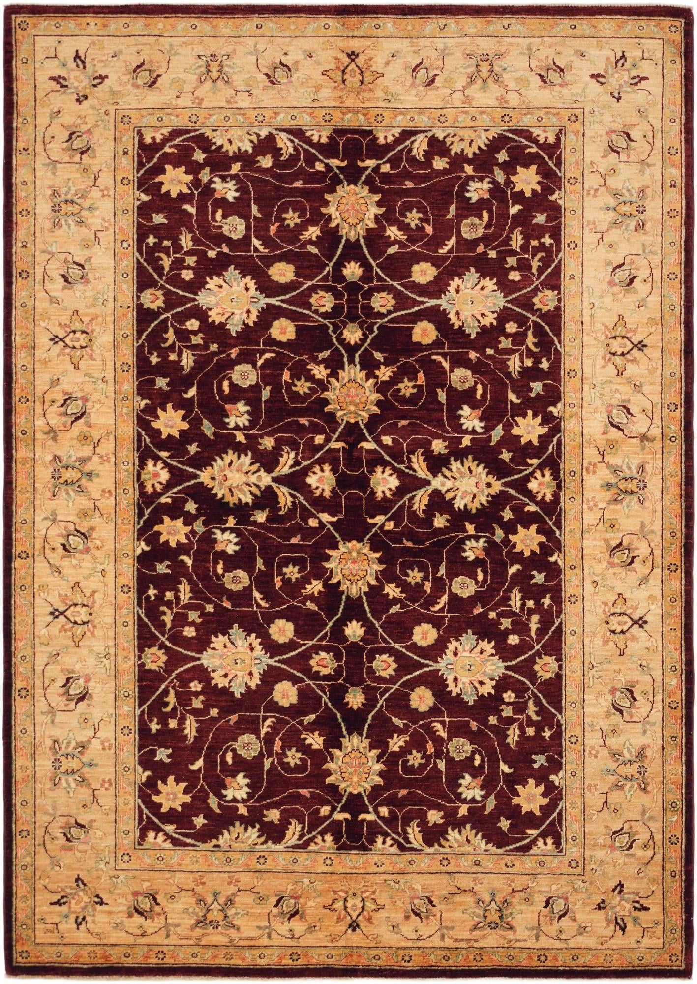 5' 9 x 8' 1 Hand Knotted Ziegler Rug
