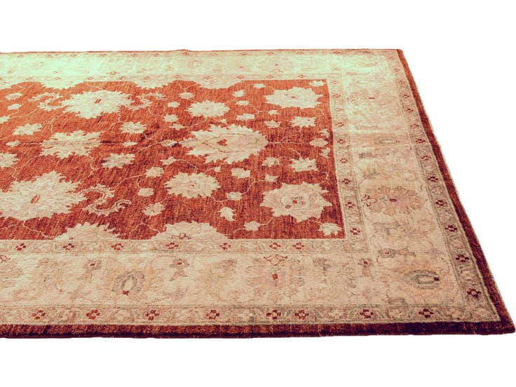 Detail image of 4' 11 x 7' 3 Hand Knotted Ziegler Rug