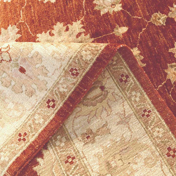 4' 11 x 7' 3 Hand Knotted Ziegler Rug