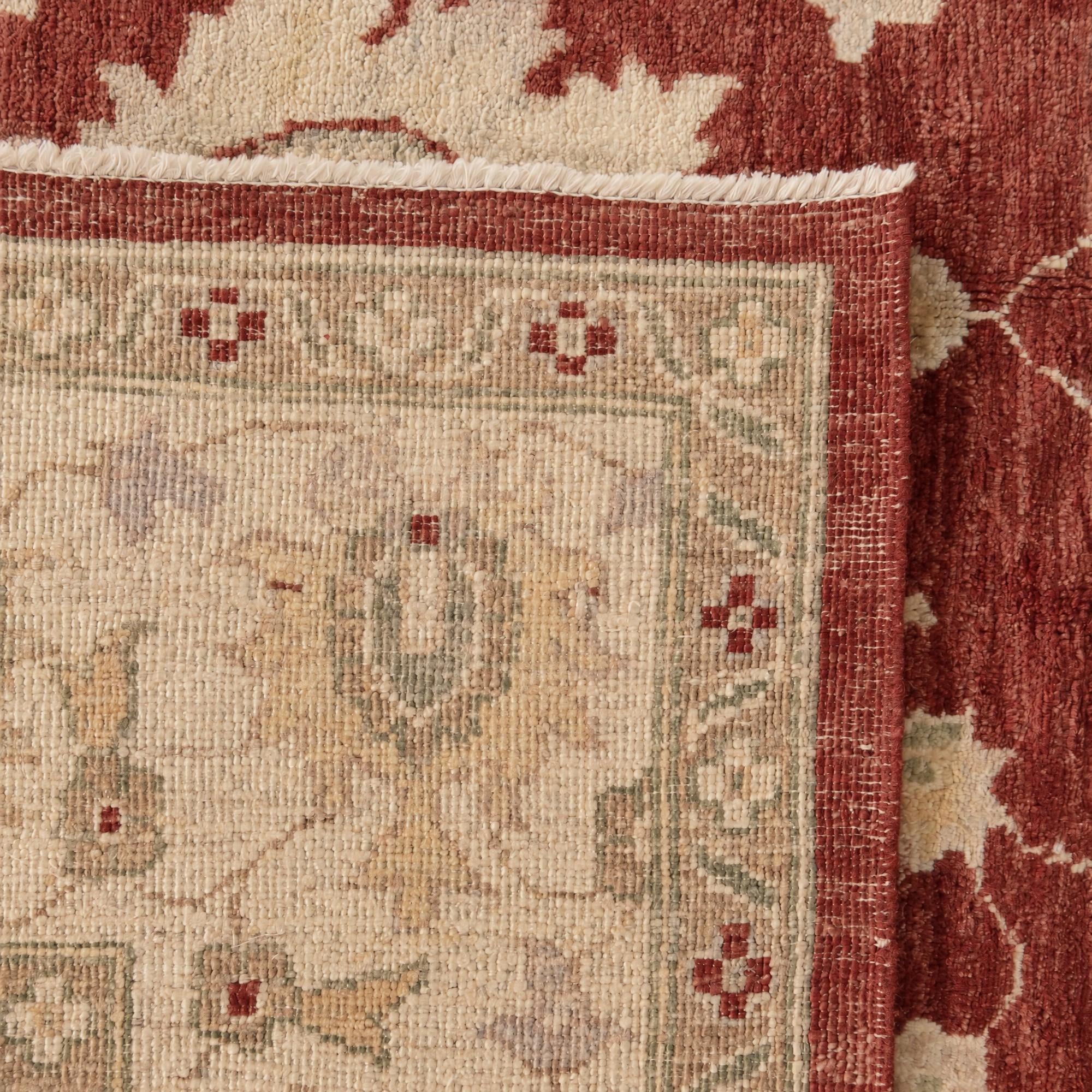 150cm x 220cm Hand Knotted Ziegler Rug