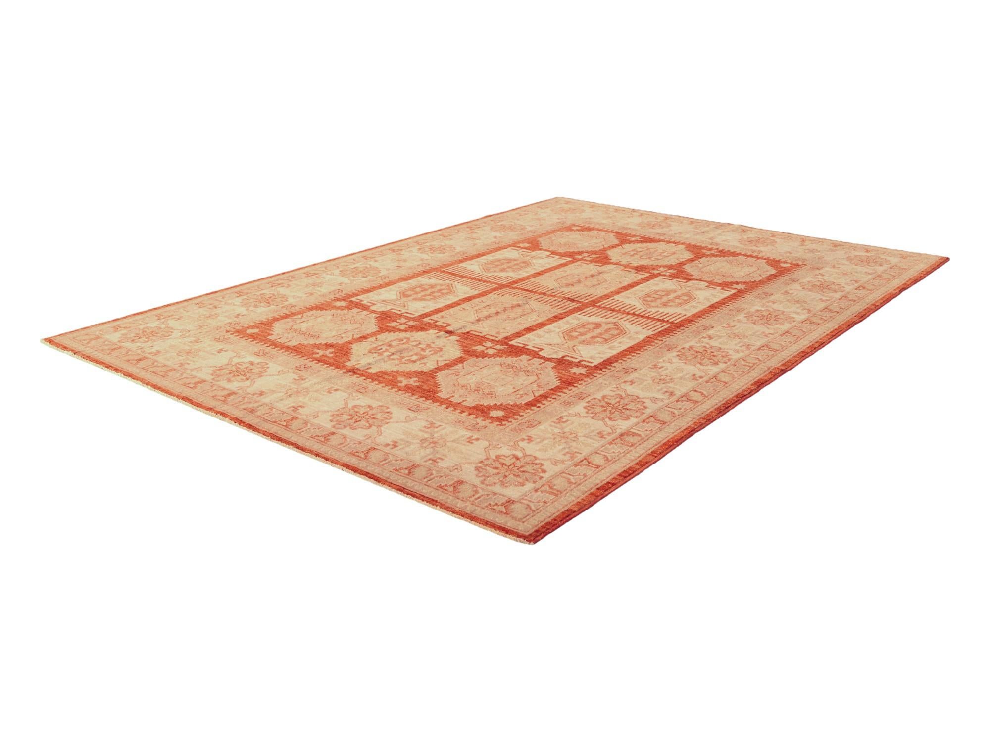 5' 8 x 7' 10 Hand Knotted Ziegler Rug