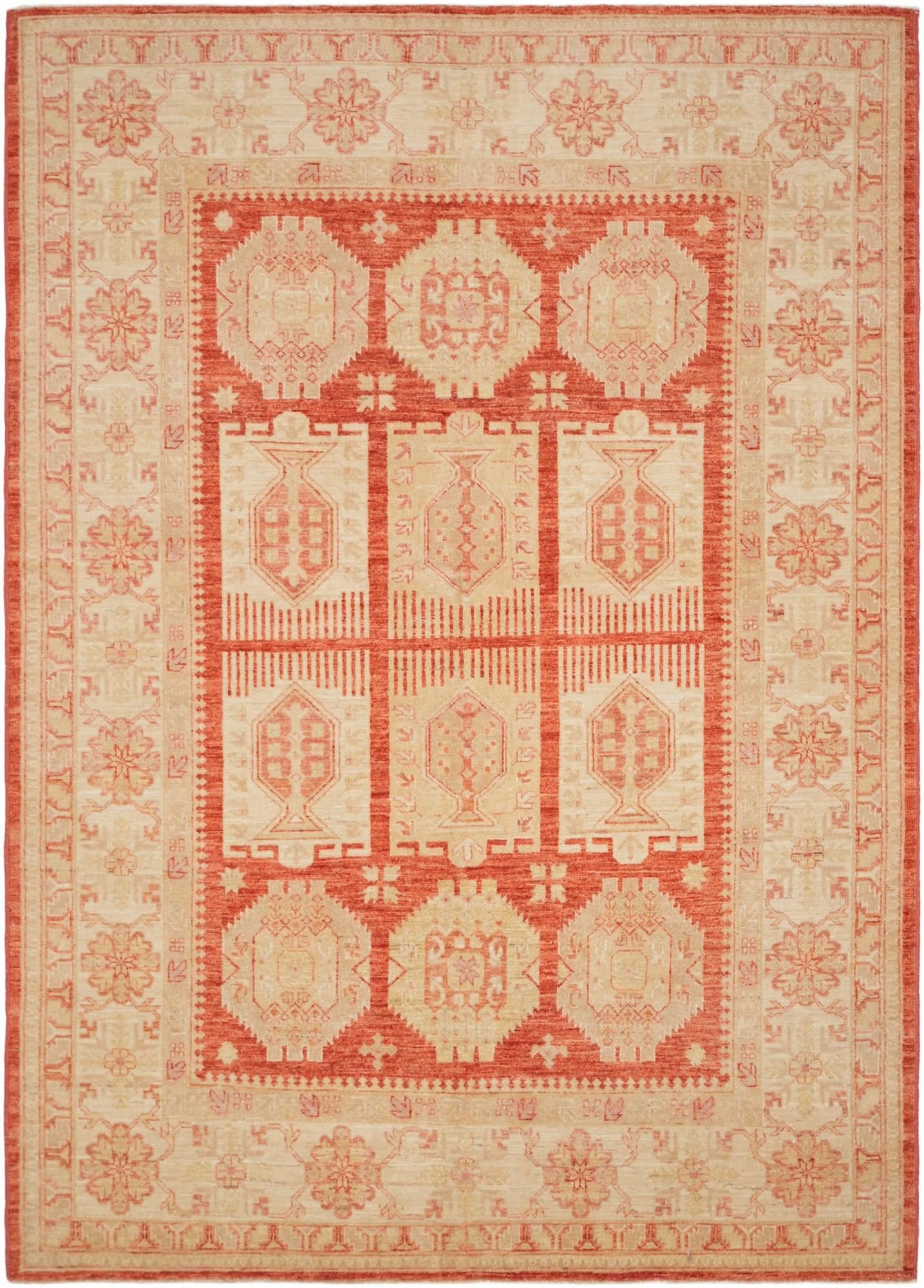 5' 8 x 7' 10 Hand Knotted Ziegler Rug