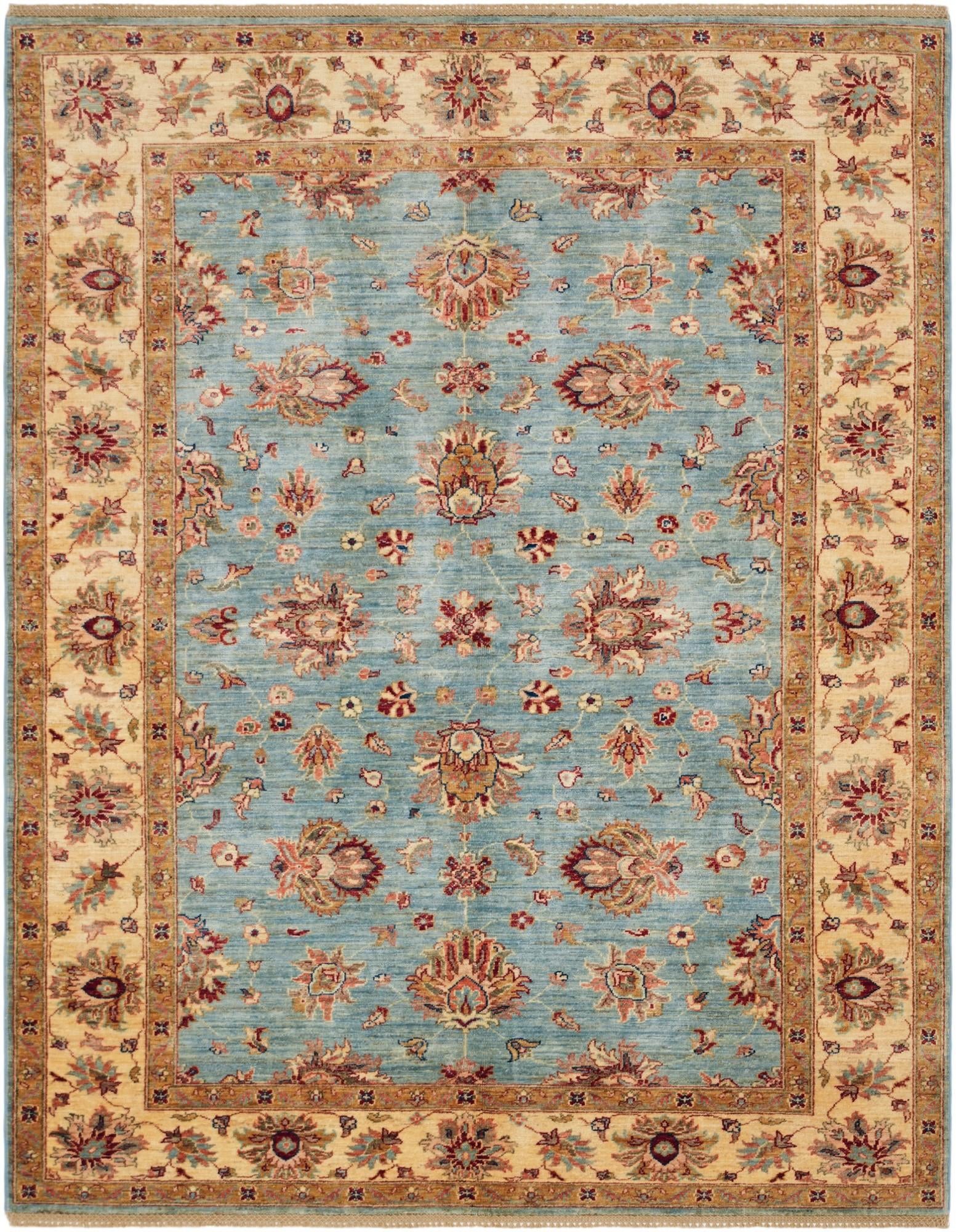 5' 9 x 7' 5 Hand Knotted Ziegler Rug