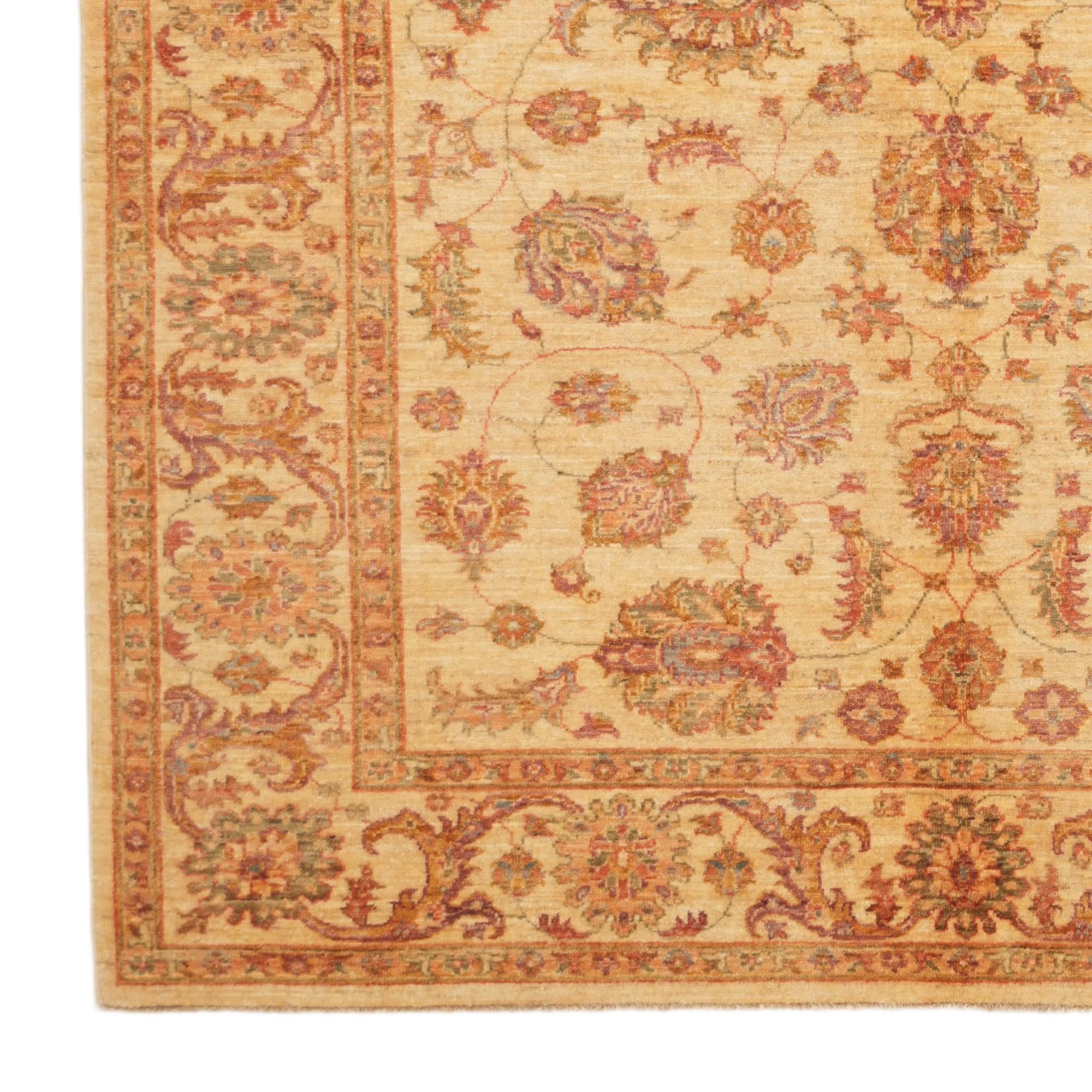 5' 11 x 7' Hand Knotted Ziegler Rug