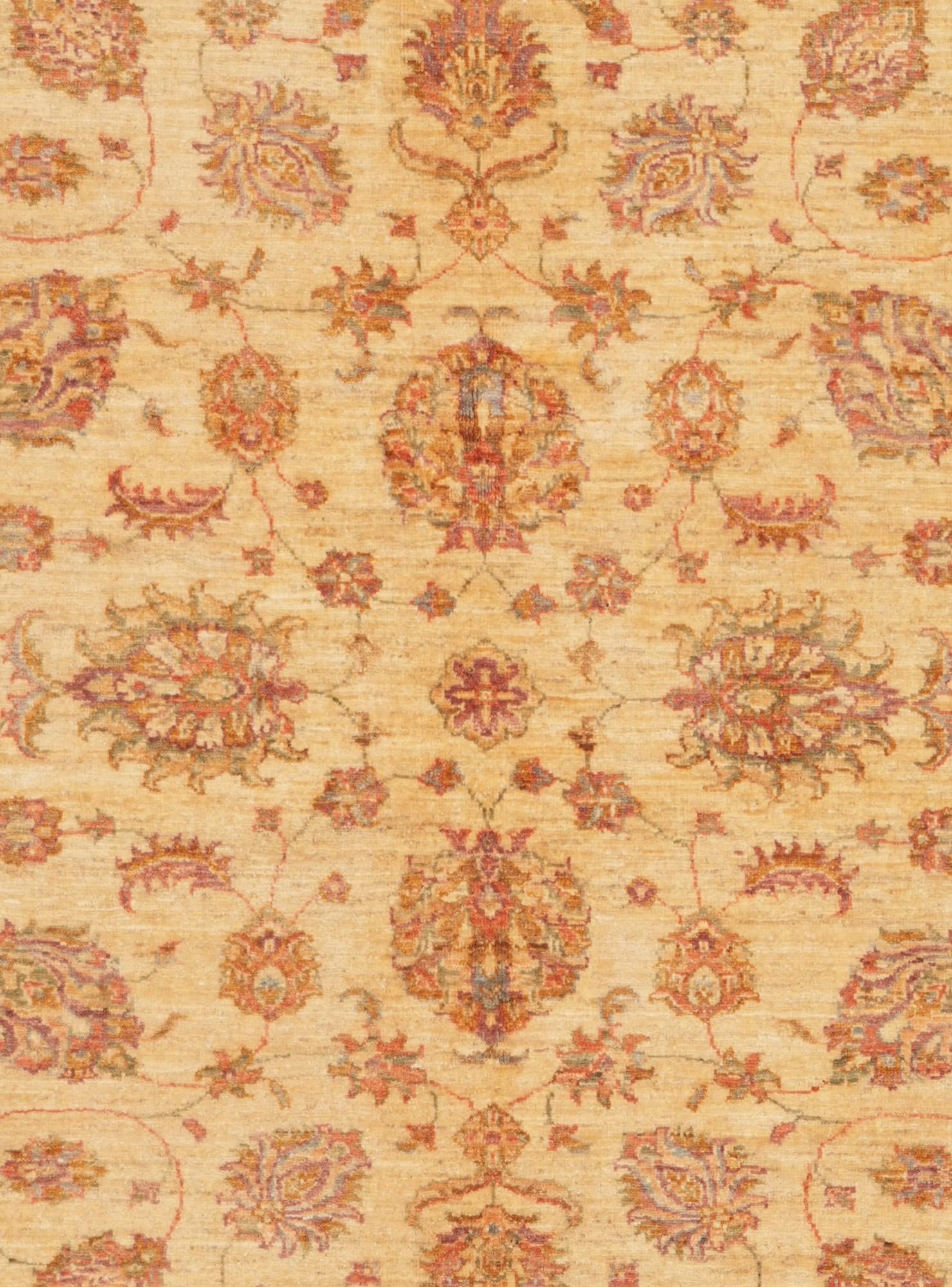 5' 11 x 7' Hand Knotted Ziegler Rug