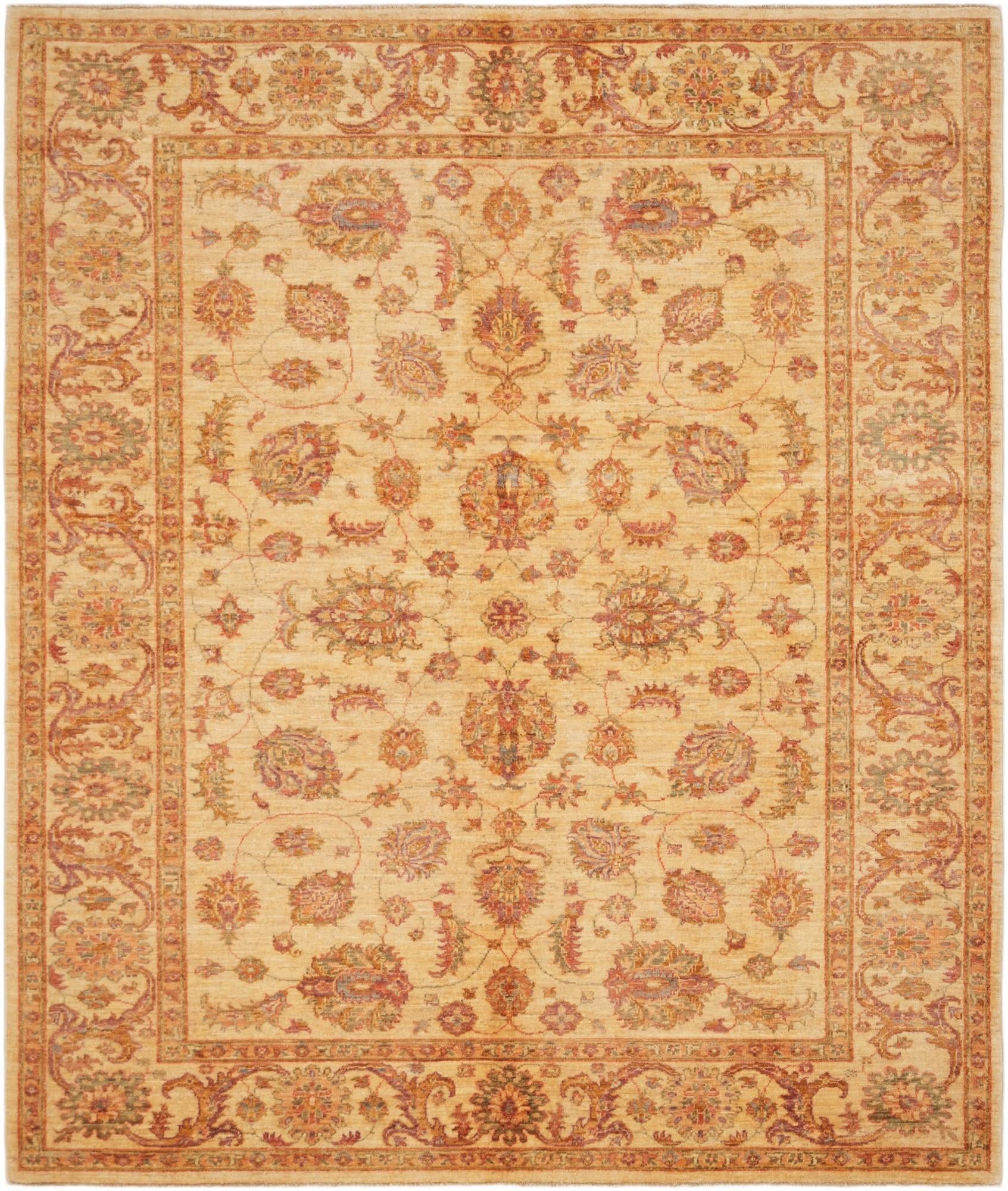5' 11 x 7' Hand Knotted Ziegler Rug