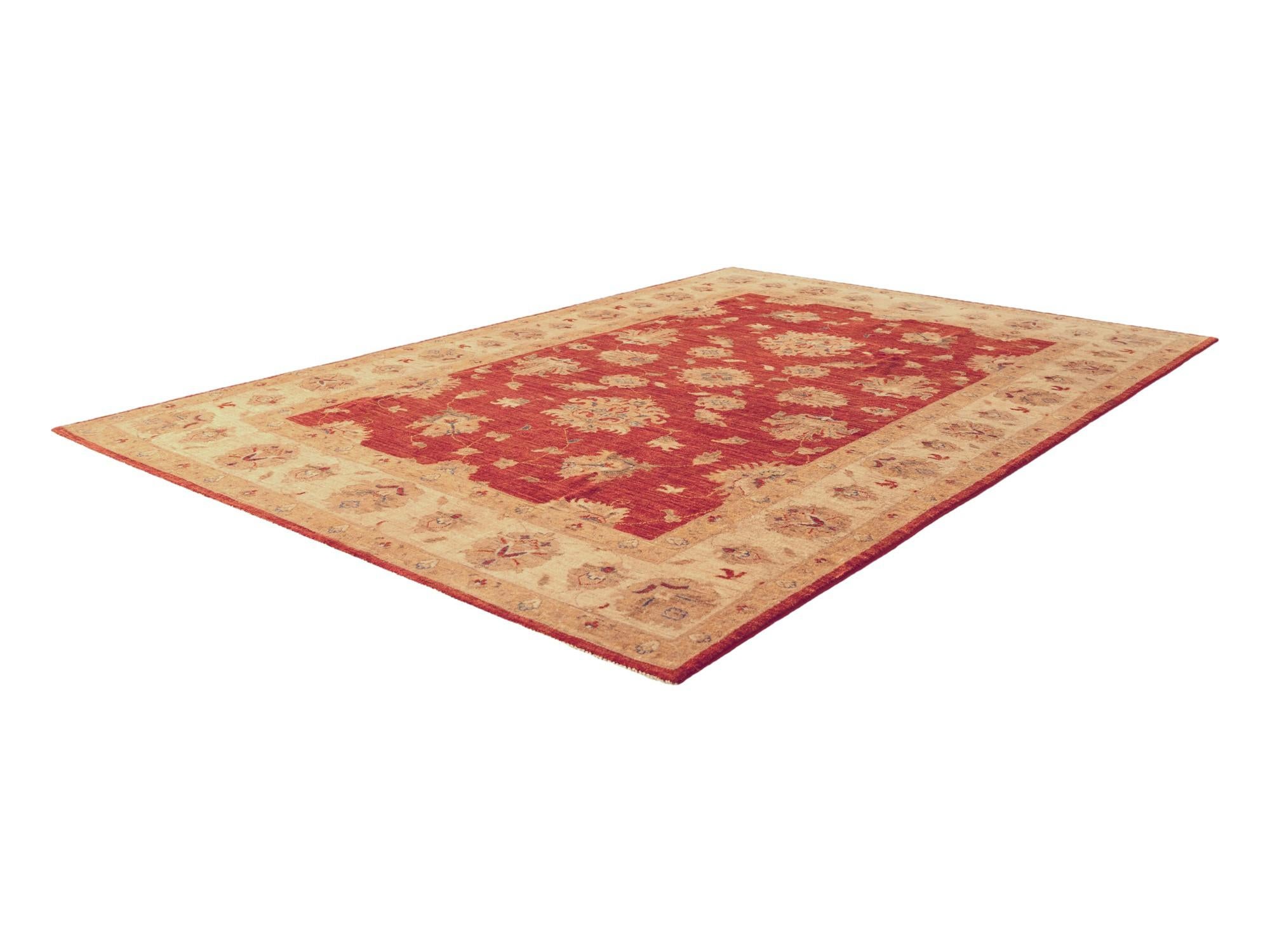 6' 9 x 9' 8 Hand Knotted Ziegler Rug