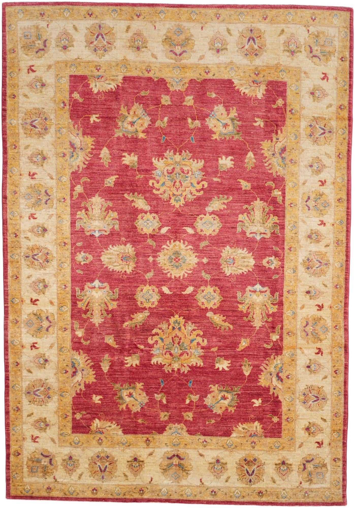 6' 9 x 9' 8 Hand Knotted Ziegler Rug