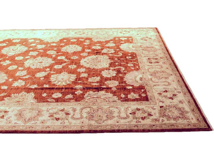 7' 2 x 9' 4 Hand Knotted Ziegler Rug