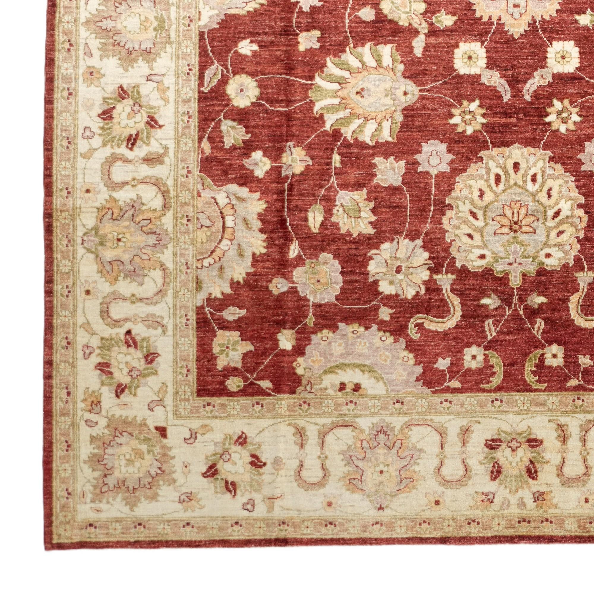 220cm x 285cm Hand Knotted Ziegler Rug