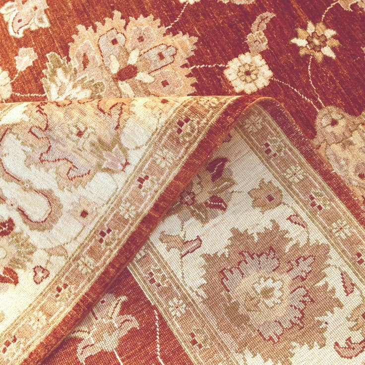 Detail image of 7' 2 x 9' 4 Hand Knotted Ziegler Rug