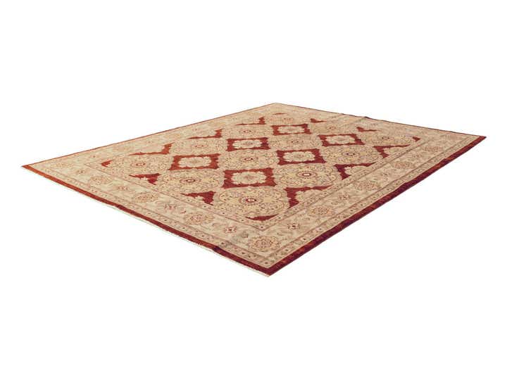 6' 4 x 7' 11 Hand Knotted Ziegler Rug