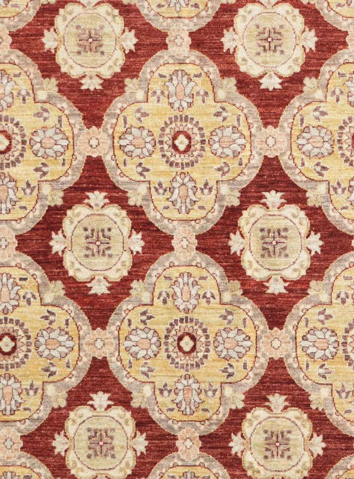6' 4 x 7' 11 Hand Knotted Ziegler Rug