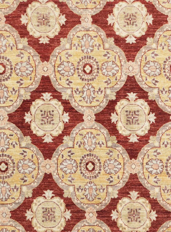 Detail image of 6' 4 x 7' 11 Hand Knotted Ziegler Rug