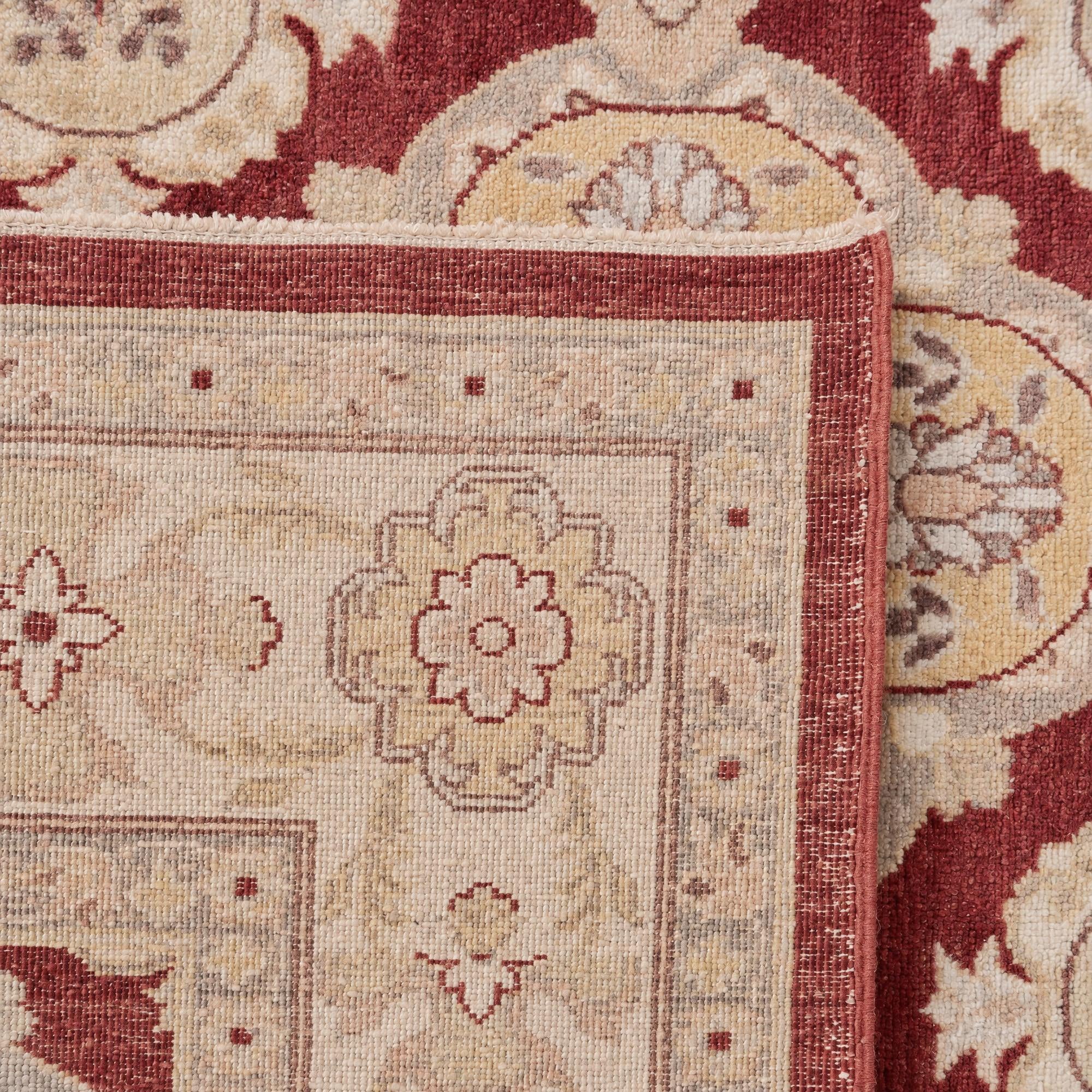 195cm x 240cm Hand Knotted Ziegler Rug