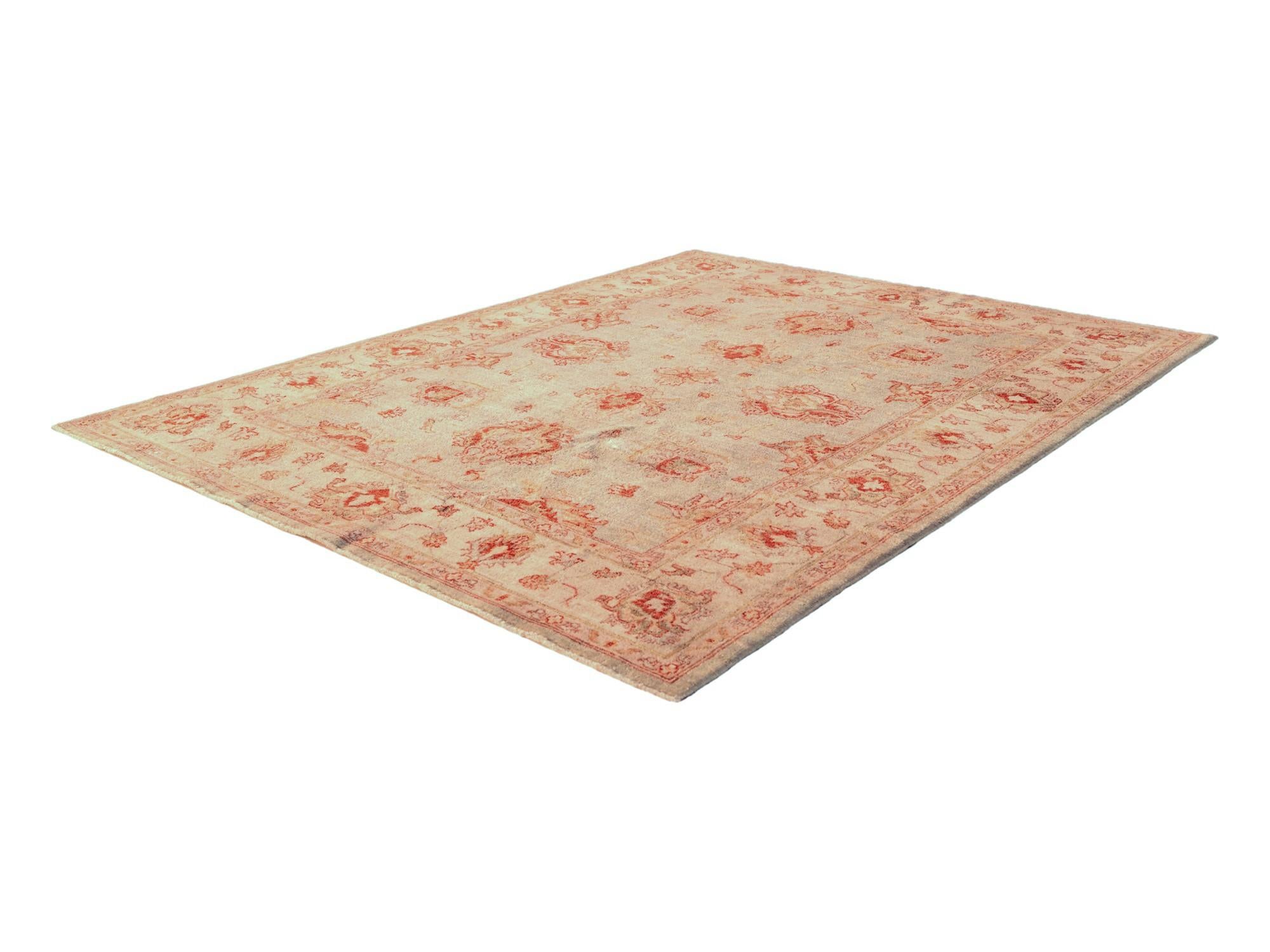 4' 11 x 6' 1 Hand Knotted Ziegler Rug