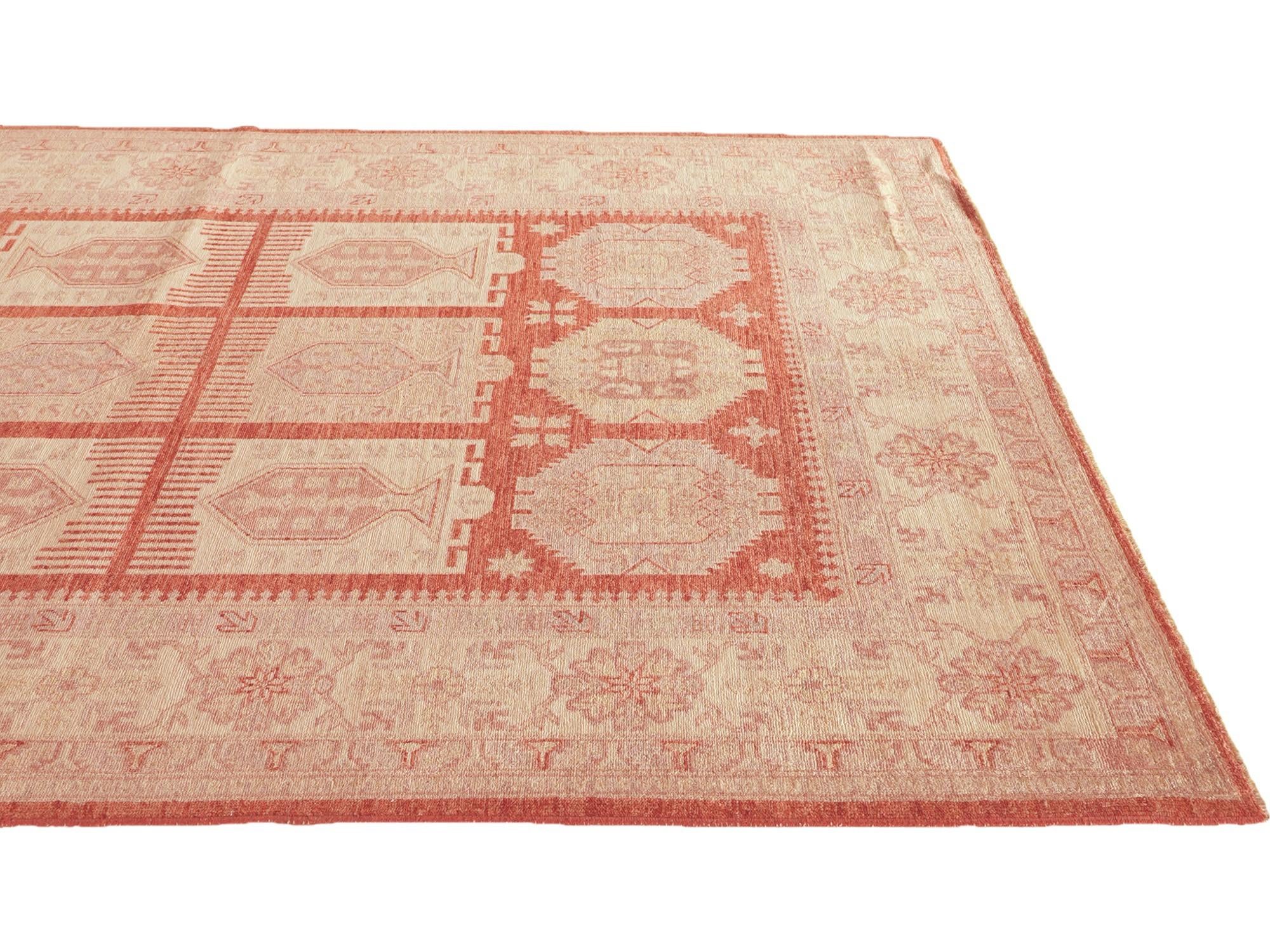 Detail image 6 of 10: 5' 10 x 7' 10 Hand Knotted Ziegler Rug