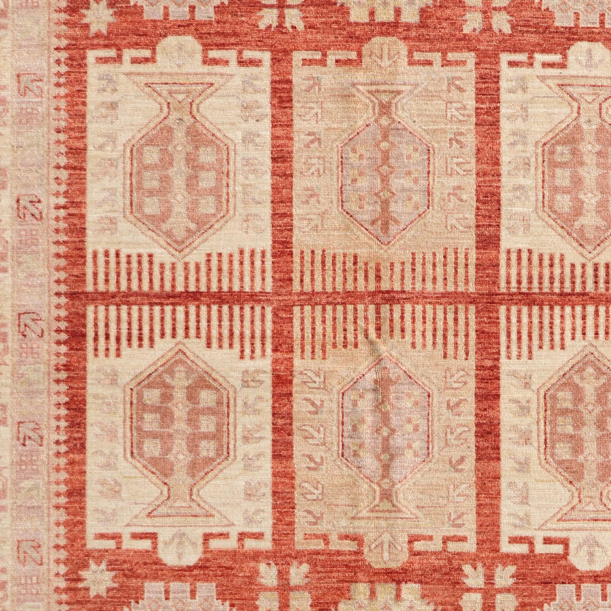 Detail image 10 of 10: 5' 10 x 7' 10 Hand Knotted Ziegler Rug