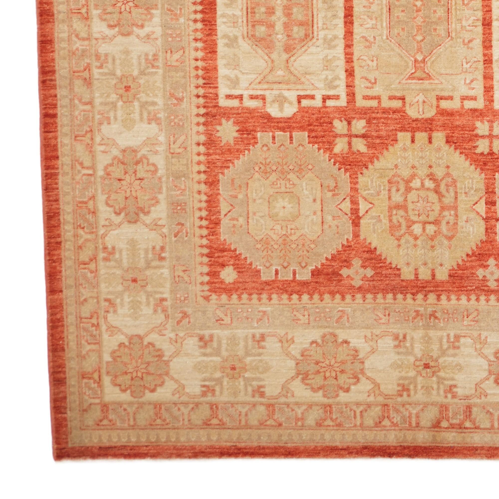 180cm x 255cm Hand Knotted Ziegler Rug