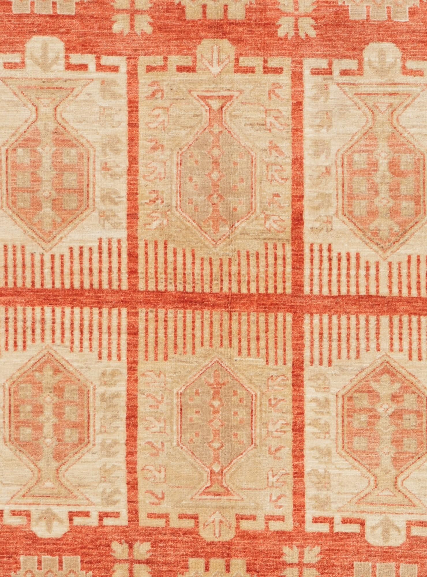 5' 10 x 8' 4 Hand Knotted Ziegler Rug