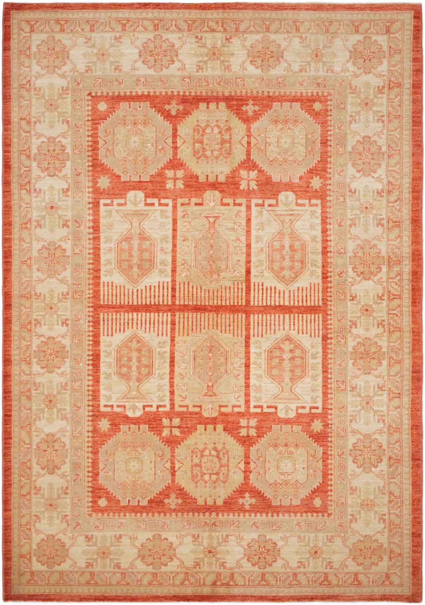 5' 10 x 8' 4 Hand Knotted Ziegler Rug