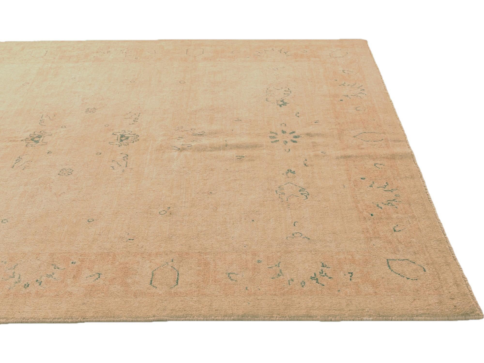 4' 11 x 6' 6 Hand Knotted Ziegler Rug
