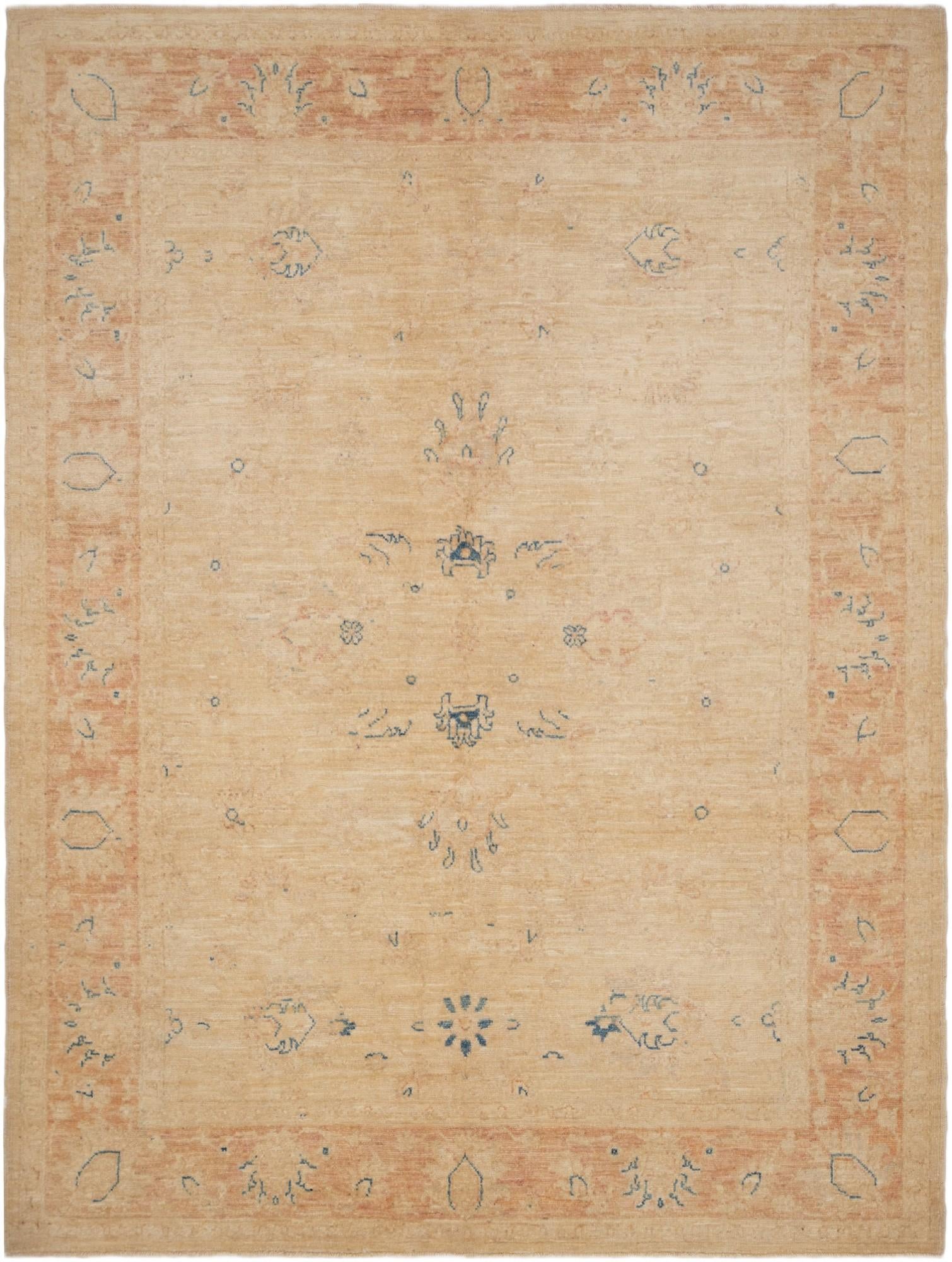 4' 11 x 6' 6 Hand Knotted Ziegler Rug