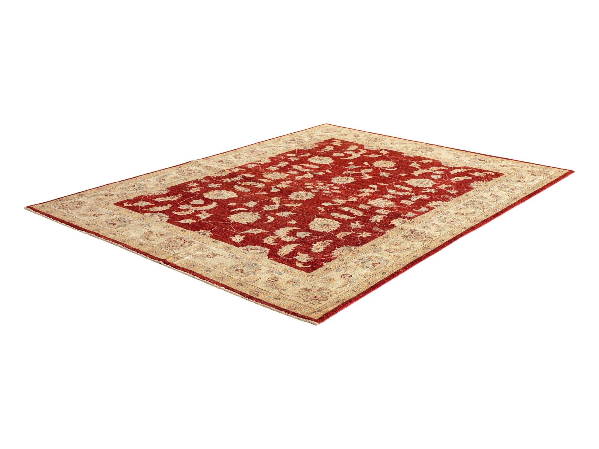 Detail image 4 of 10: 5' 9 x 7' 7 Hand Knotted Ziegler Rug