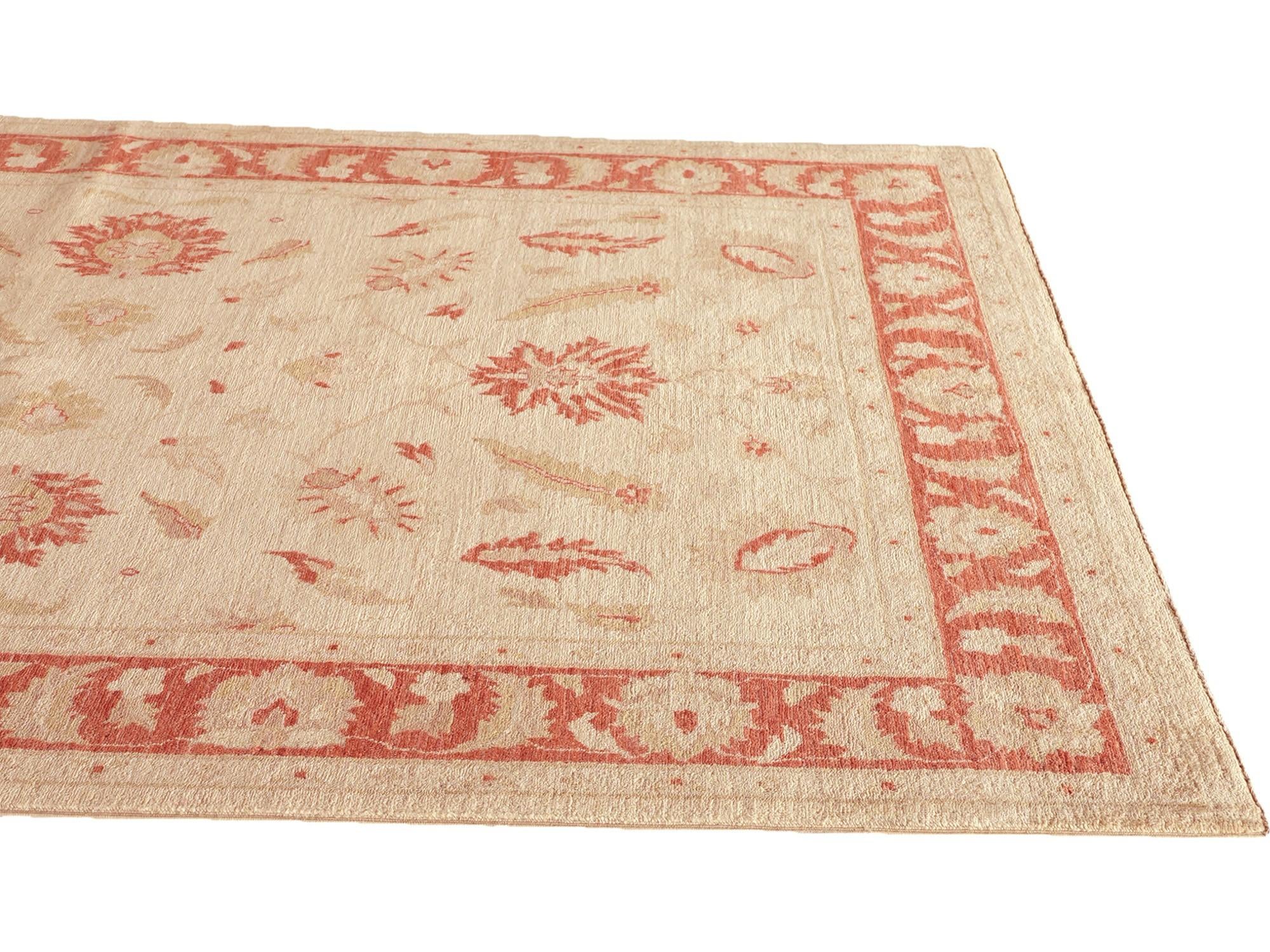 Detail image 6 of 10: 5' 7 x 8' 1 Hand Knotted Ziegler Rug