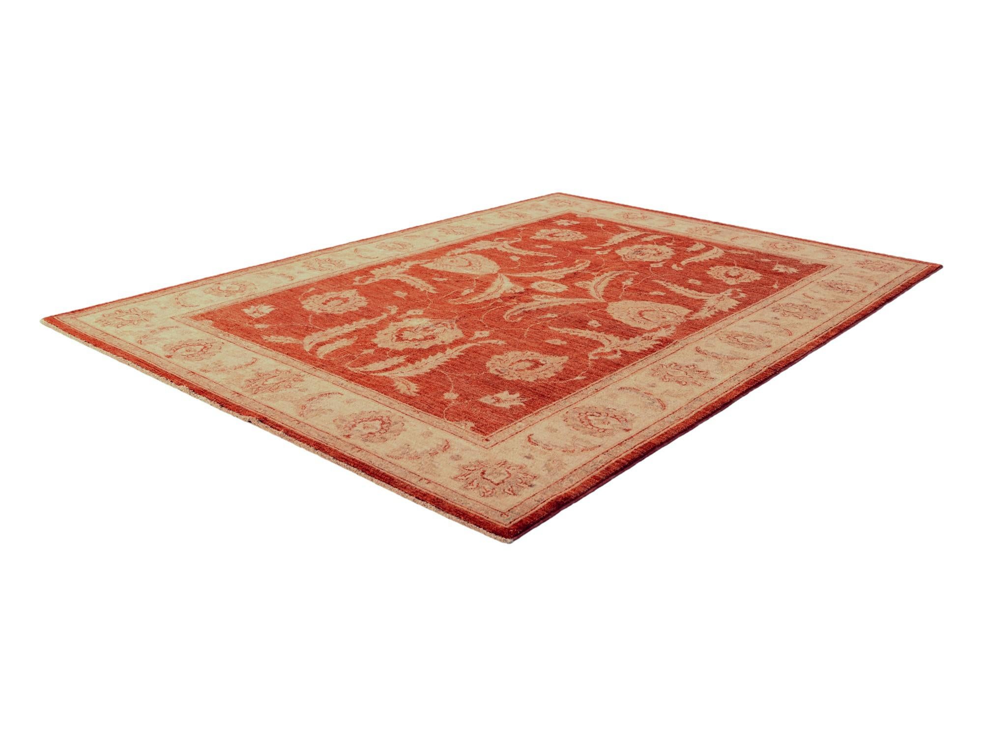 5' 7 x 7' 9 Hand Knotted Ziegler Rug