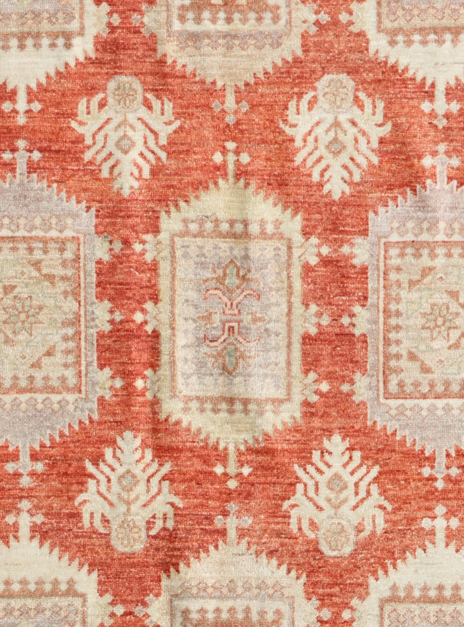 4' 8 x 7' 1 Hand Knotted Ziegler Rug