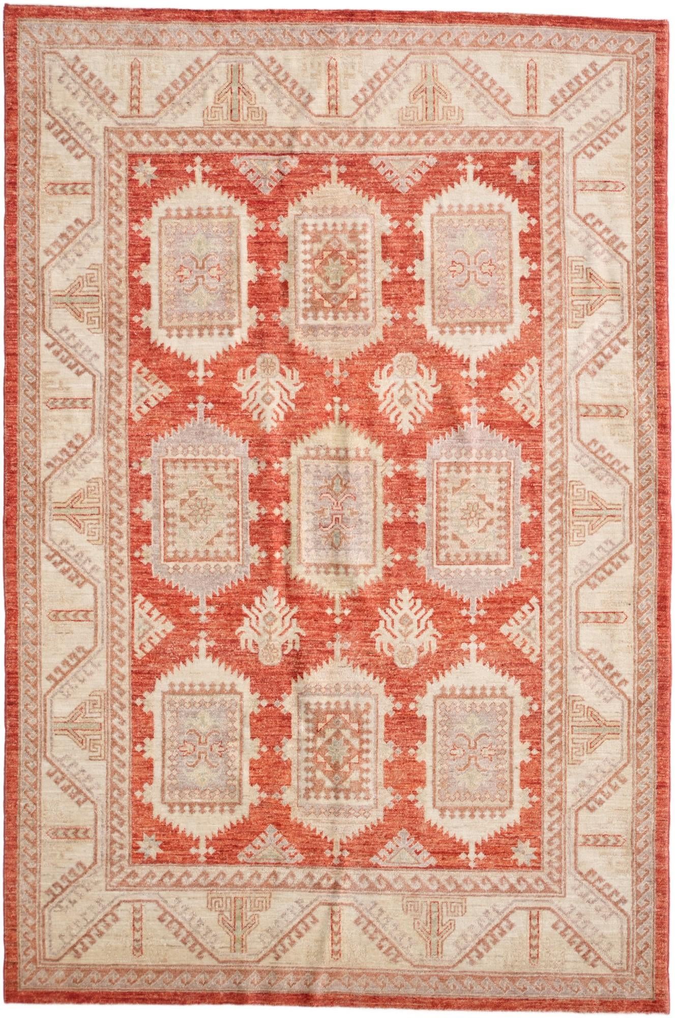 4' 8 x 7' 1 Hand Knotted Ziegler Rug