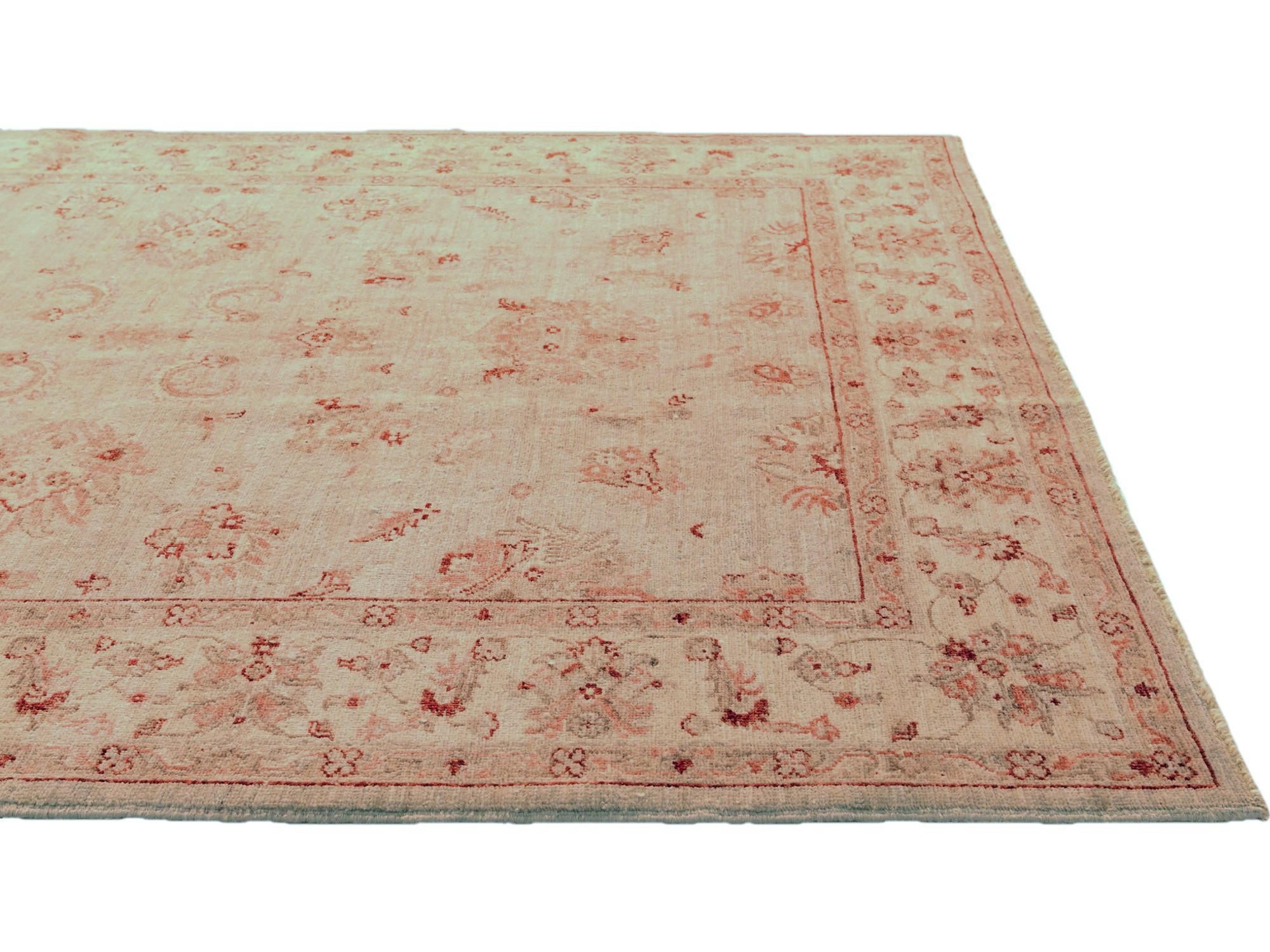 4' 10 x 6' 5 Hand Knotted Ziegler Rug