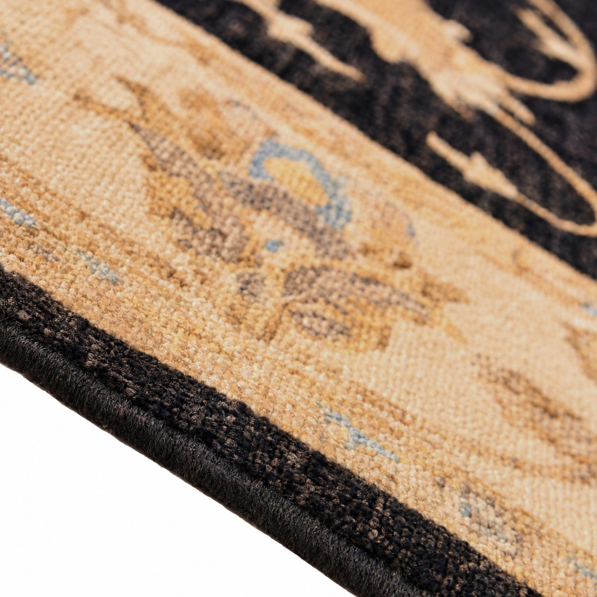 150cm x 200cm Hand Knotted Ziegler Rug