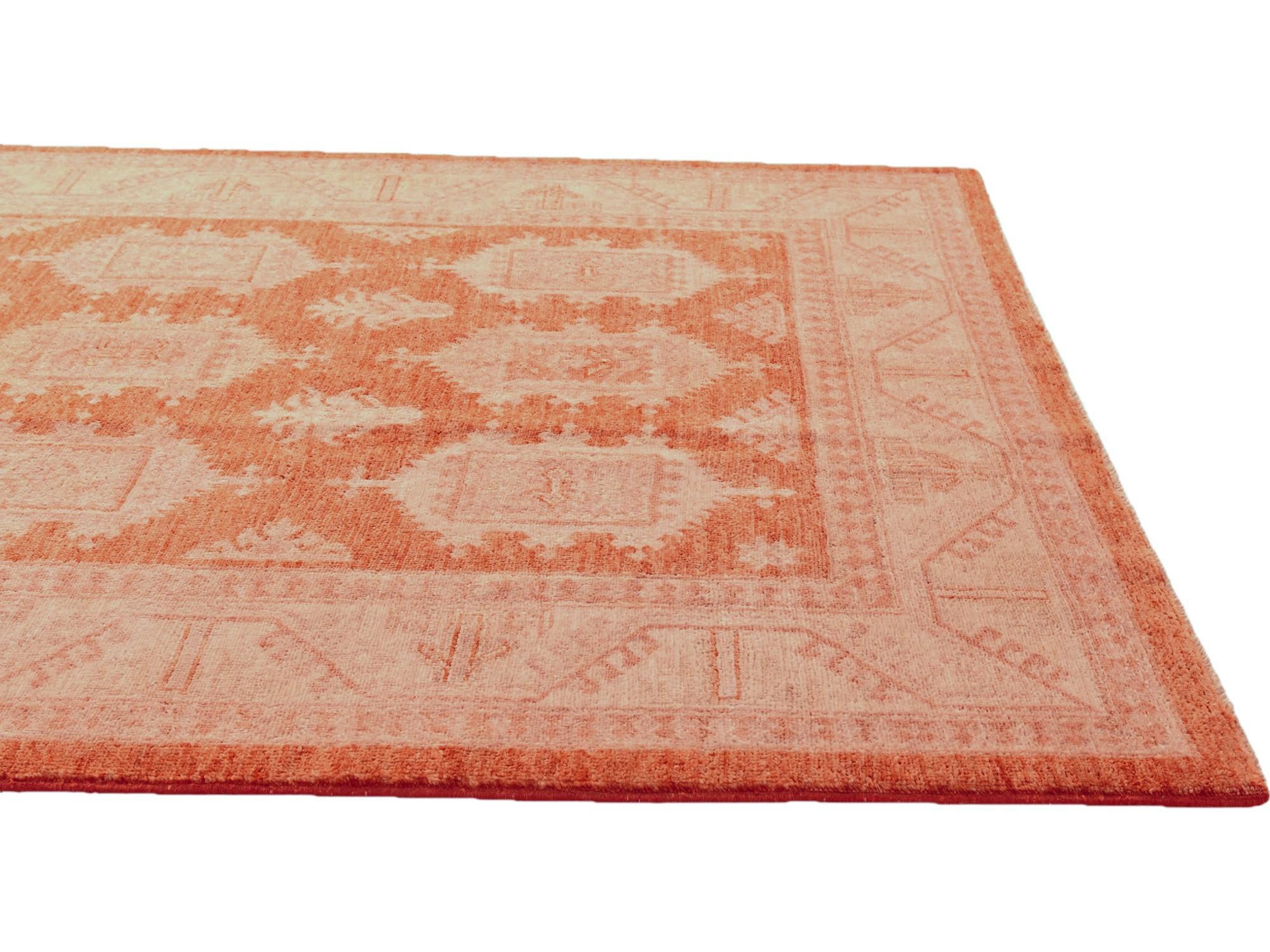 4' 2 x 6' 3 Hand Knotted Ziegler Rug