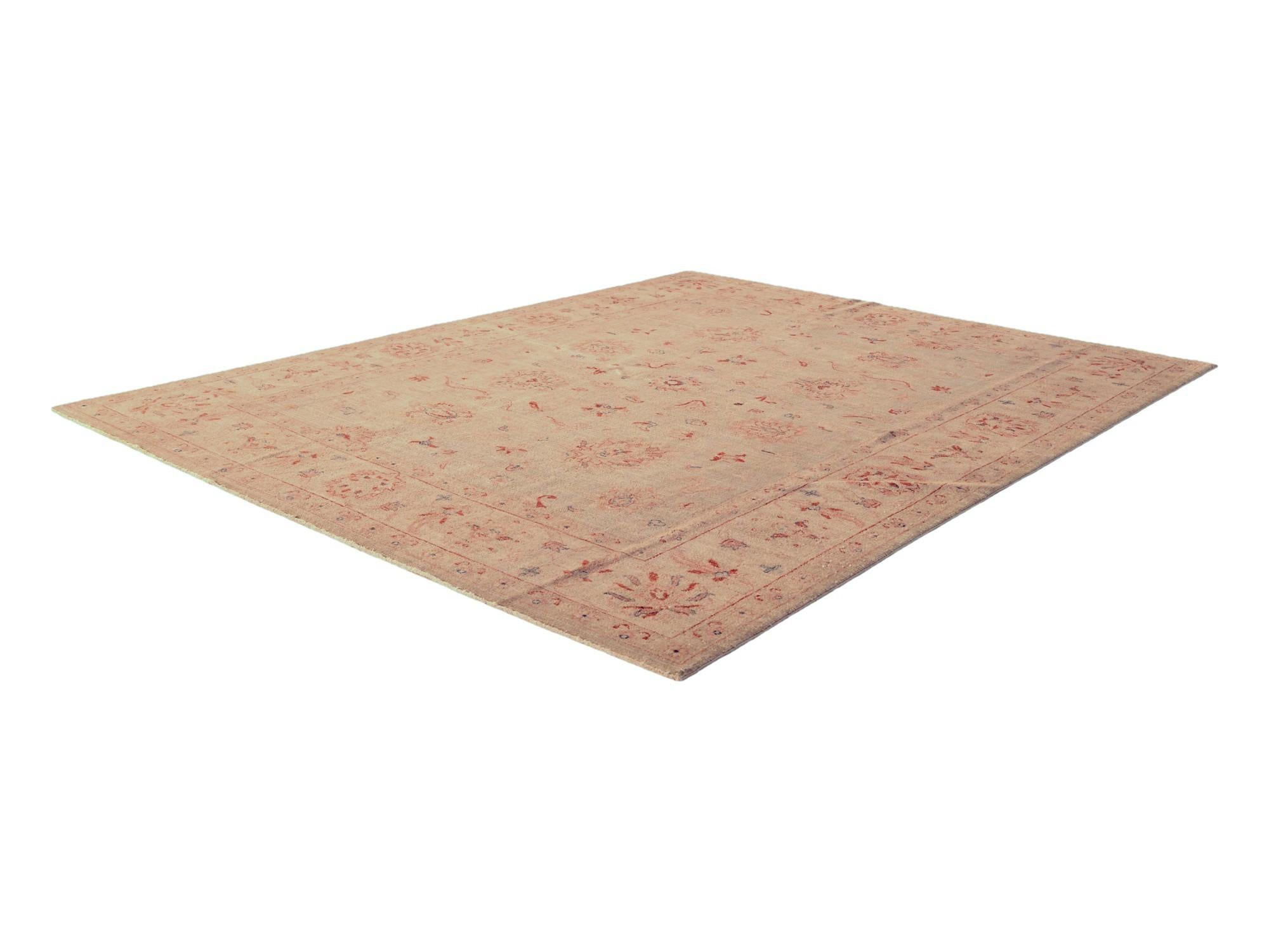 6' 6 x 8' Hand Knotted Ziegler Rug