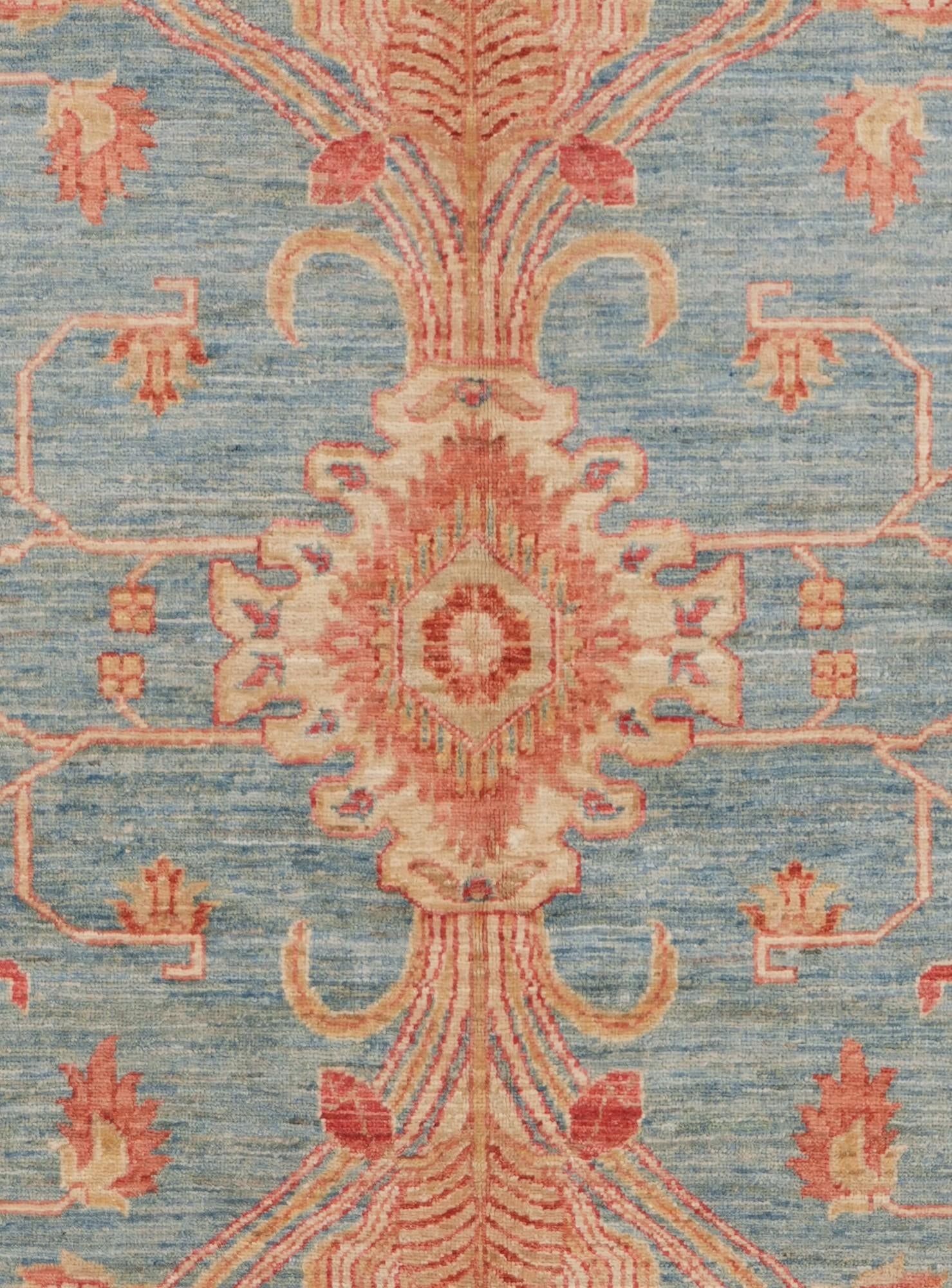 5' 6 x 7' 7 Hand Knotted Ziegler Rug
